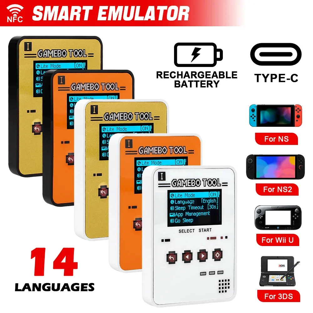 NEW Smart For NFC Emulator for Pixl.Js NFC OLED HD Smart Emulator Accessory for Switch/Switch2 3DS Wii U IC/NTAG
