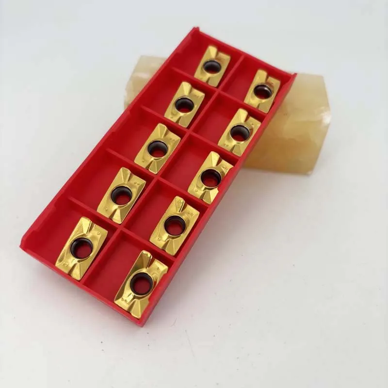 CNC Insert APMT1604PDER DP5320 APKT1604PDER Insert Pack of 10Pcs Engineered Carbide Cutters for Effective for Steel Work