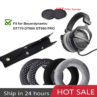 Ear Pads Headband for Beyerdynamic DT770 DT880 DT990 PRO Cushions Bumper DT770 DT880 DT990 Headphones Earpads Headbeam Cover