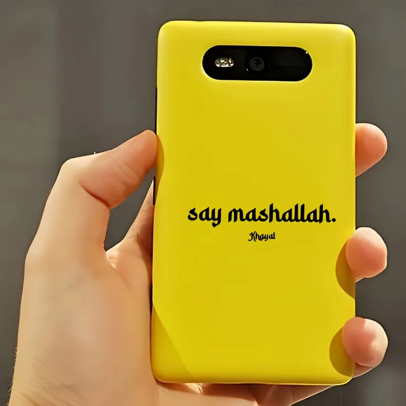 

6PCS Say Mashallah Islamic Car Sticker Waterproof Vinyl Decal for Rearview Mirror Water Cup Mirror Decor