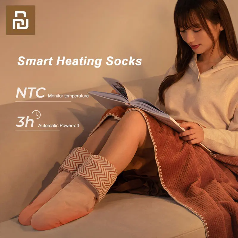 youpin-smart-heating-socks-rechargeable-winter-warm-electric-warming-socks-for-home-foot-protection-artifact-with-wormwood-bag