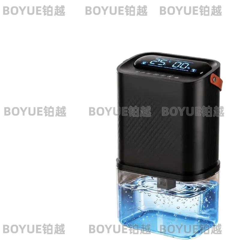 1500ml Dual Core Air Dehumidifier 80W Portable Moisture Absorber for Home Bedroom Bathroom RV Basement Quiet Dryer Machine