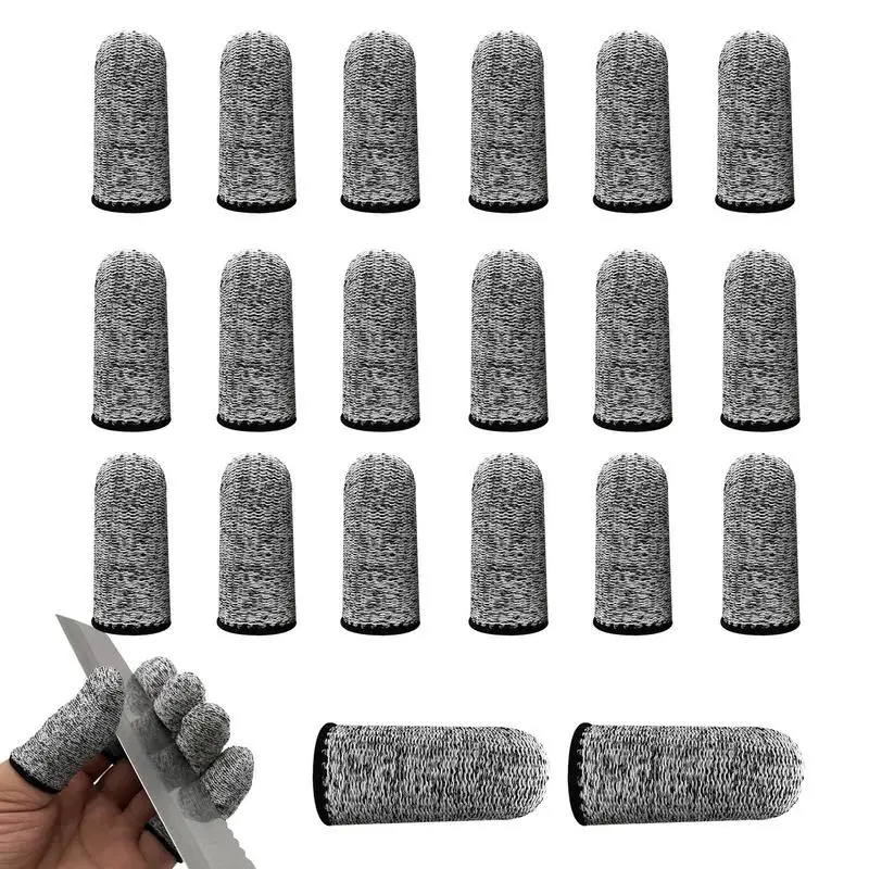 

Finger Protectors 20pcs Anti Cut Protective Finger Sleeves Thumb Sleeves For Professionals And Enthusiasts Reusable Thumb Cots