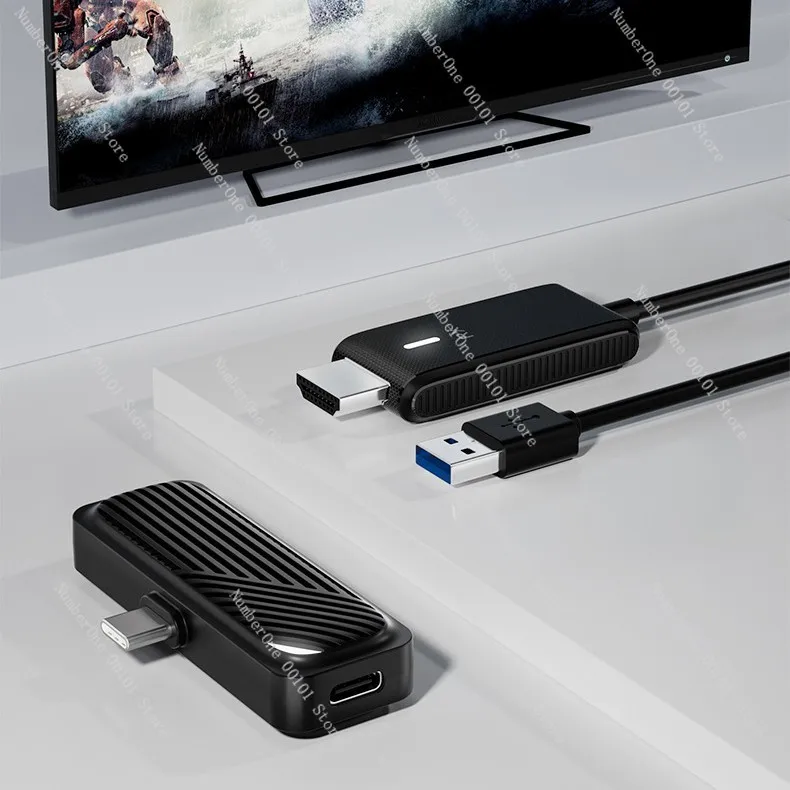CS7 point-to-point plug-and-play mobile phone wireless HDMI extension cable Q39LD52 computer same screen Type-c projection