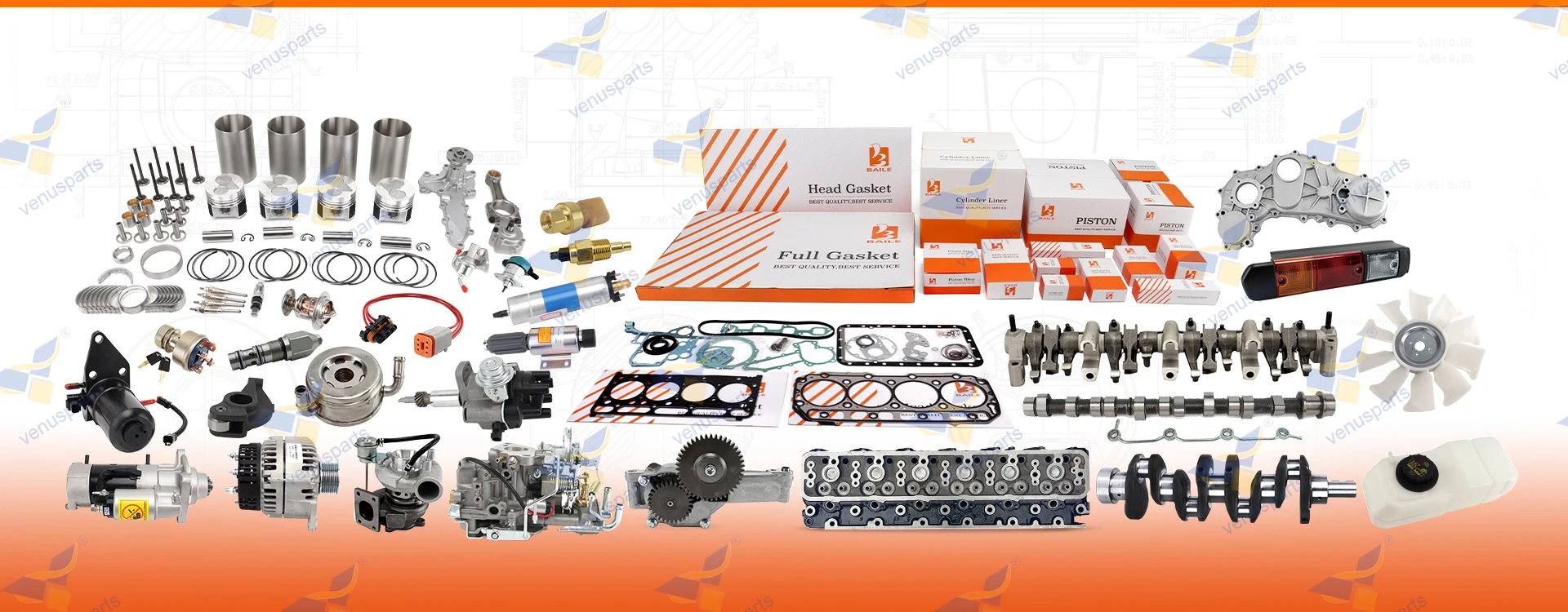 

D905 Cylinder Head Assy With Valves For Kubota Engine Overhaul Rebuild Kit