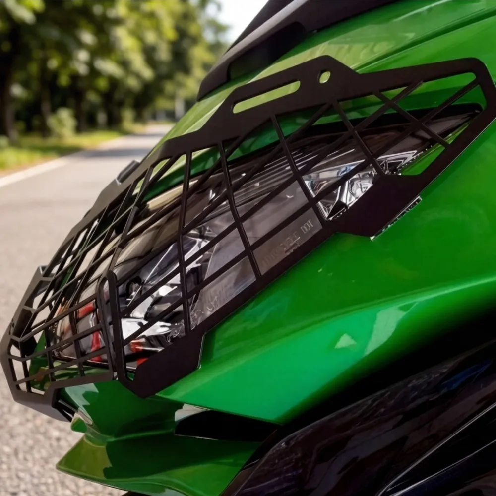 

Motorcycle Front Headlight Grille Guard Cover Protector Decorative Headlamp For Kawasaki VERSYS 1000 650 KLE1000 Ninja 300 R