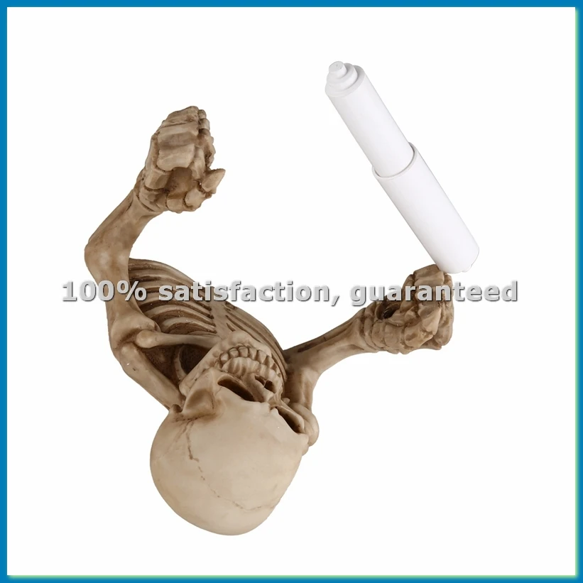 

Skull Toilet Paper Holder Wall Mounted Toilet Paper Storage Box Bathroom Storage Box-ABWY