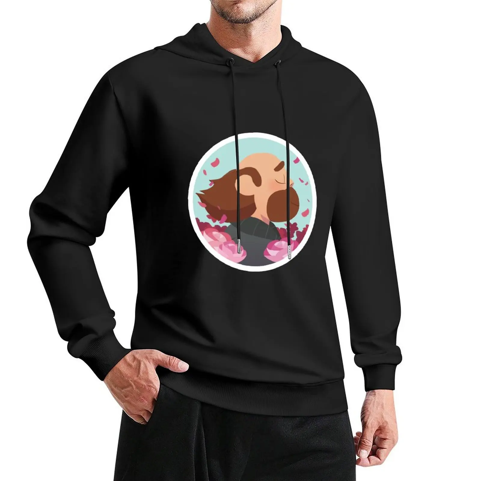 

Pastel Greg portrait Pullover Hoodie men's coat oversized hoodie