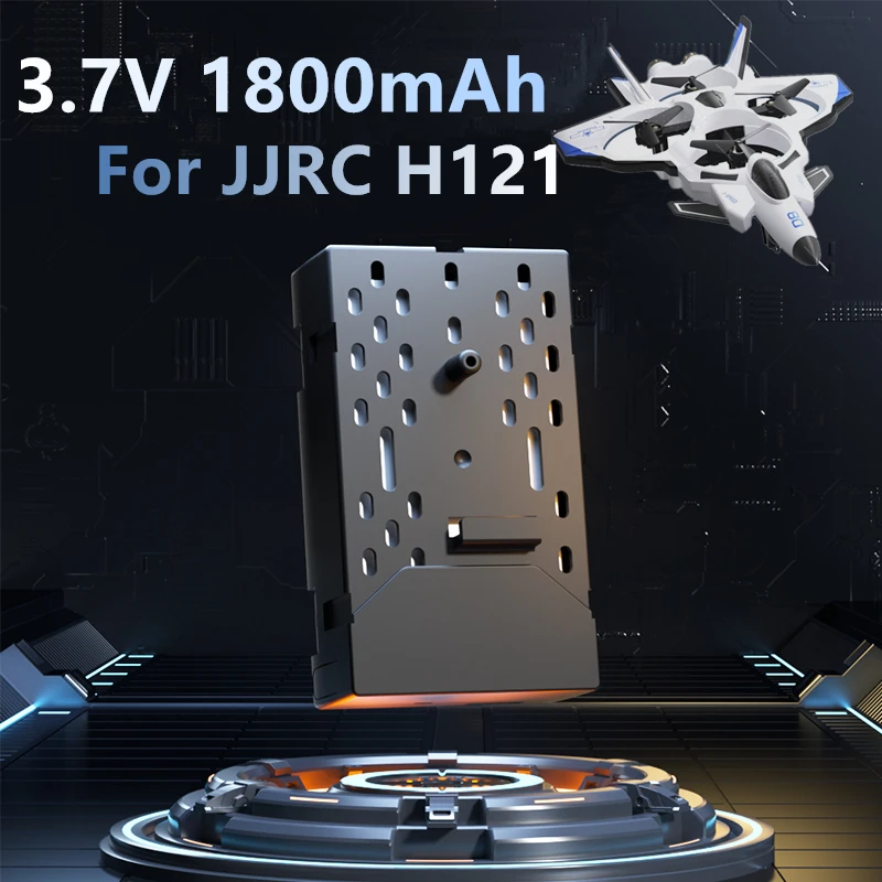 JJRC H121 용 정품 드론 배터리, 3.7V 1800mAh RC 폼 전투기 비행기 예비 부품, H121 드론 액세서리 