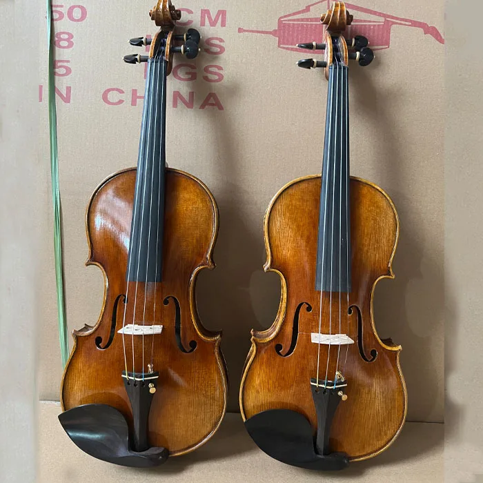 

Master Antique Perfesional Old Antique Signature 4/4 Violin Kit