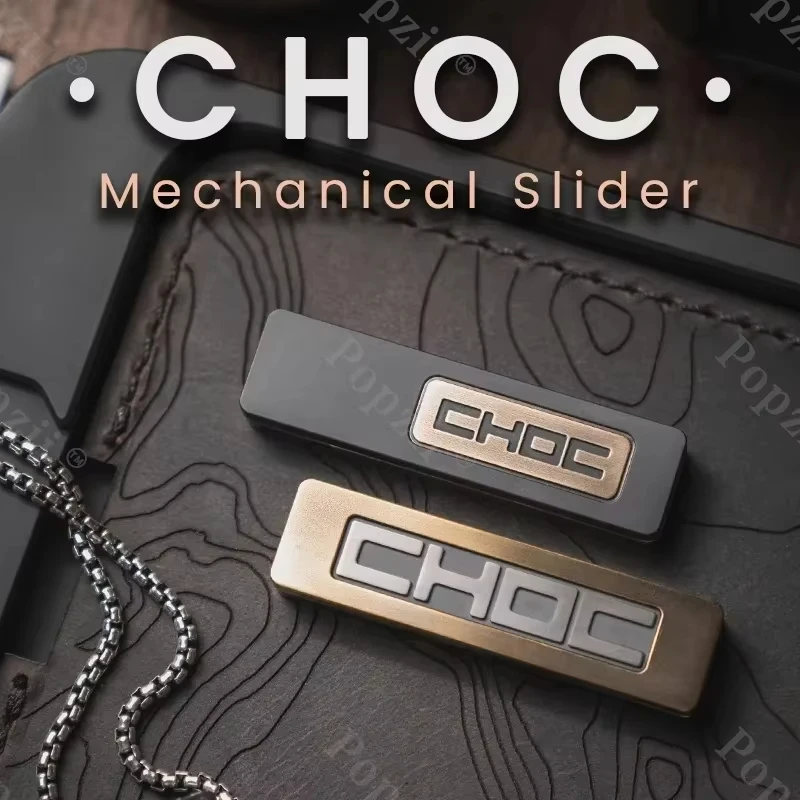 LAUTIE Choc Hand Carved Stone Patterns Mechanical Slider Desk Toys Fidget Slider Stress Relief Toys Cool Gadget Anxiety Toys