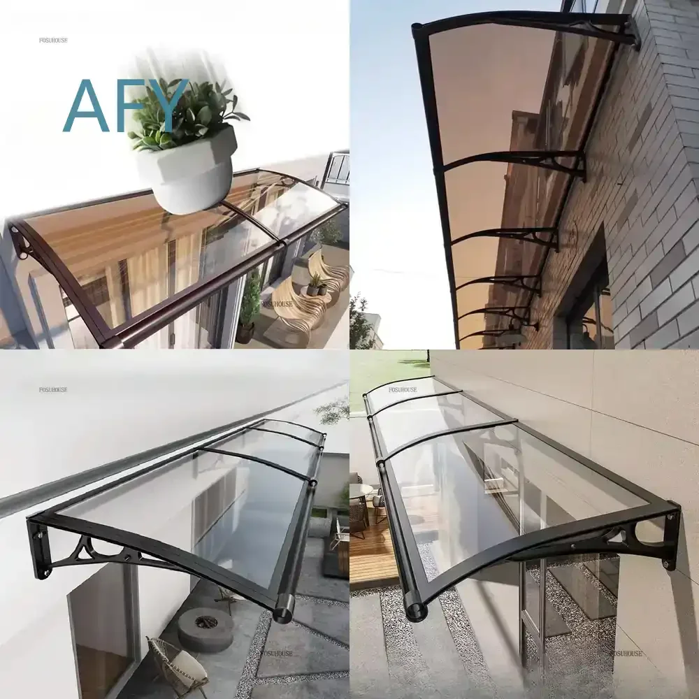 Waterproof Aluminum Alloy Awning for Outdoor for Modern Garden Courtyard for Patio for Balcony for Terrace for Villa for Shed