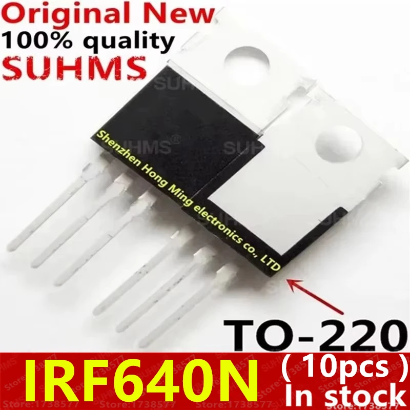 (10piece)100% New IRF640N IRF640NPBF TO-220 Chipset