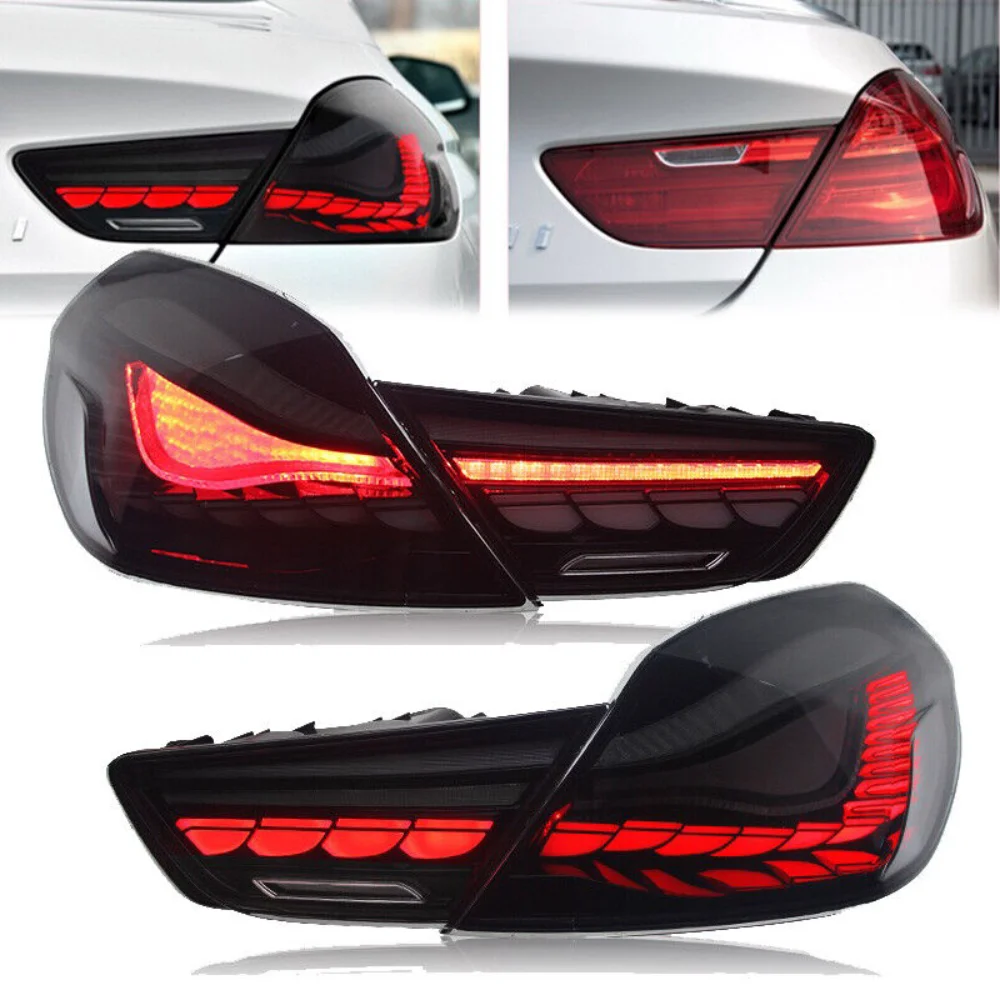 Smoke Black Car LED Tail Light Dynamic Signal For BMW 6 Series F06 F12 F13 2010-2017 Tail Lamp Assembly