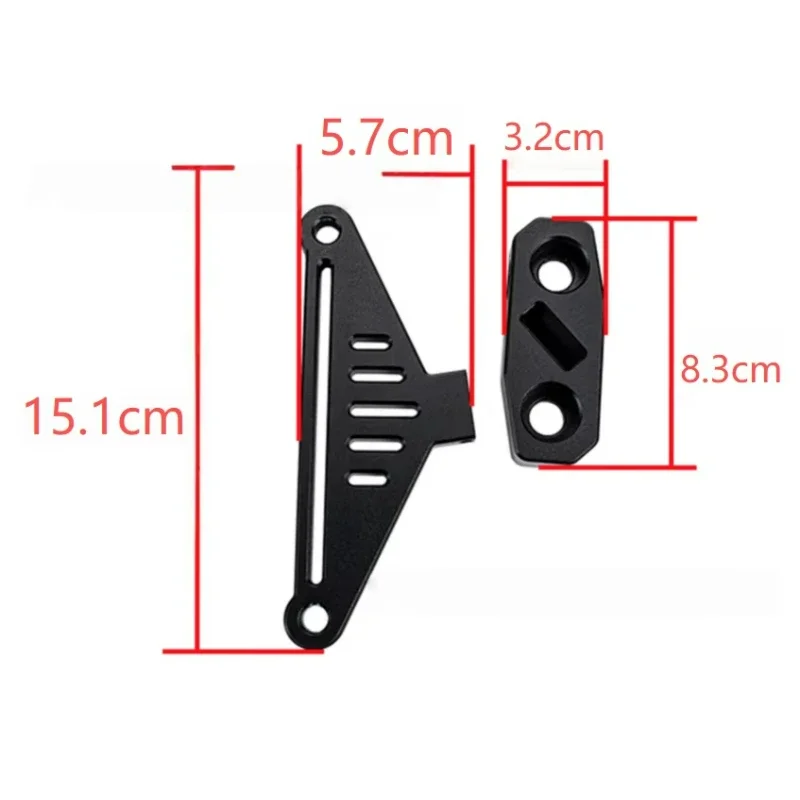Suitable for Jeep Wrangler A-pillar dual light bracket JK spotlight bracket aluminum alloy auxiliary bracket accessories