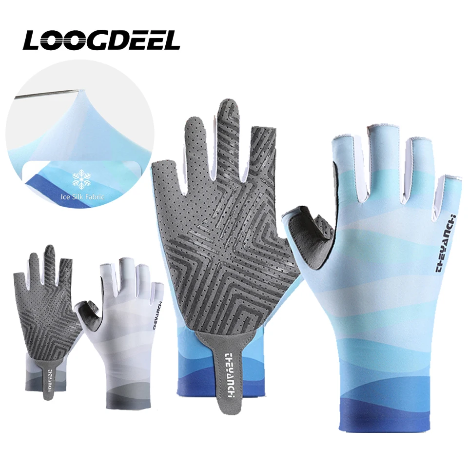 

LOOGDEEL Half Finger Bicycle Road Bike Gloves No Slip MTB Gloves for Men Women Riding Sport Accessories Cycling Gloves