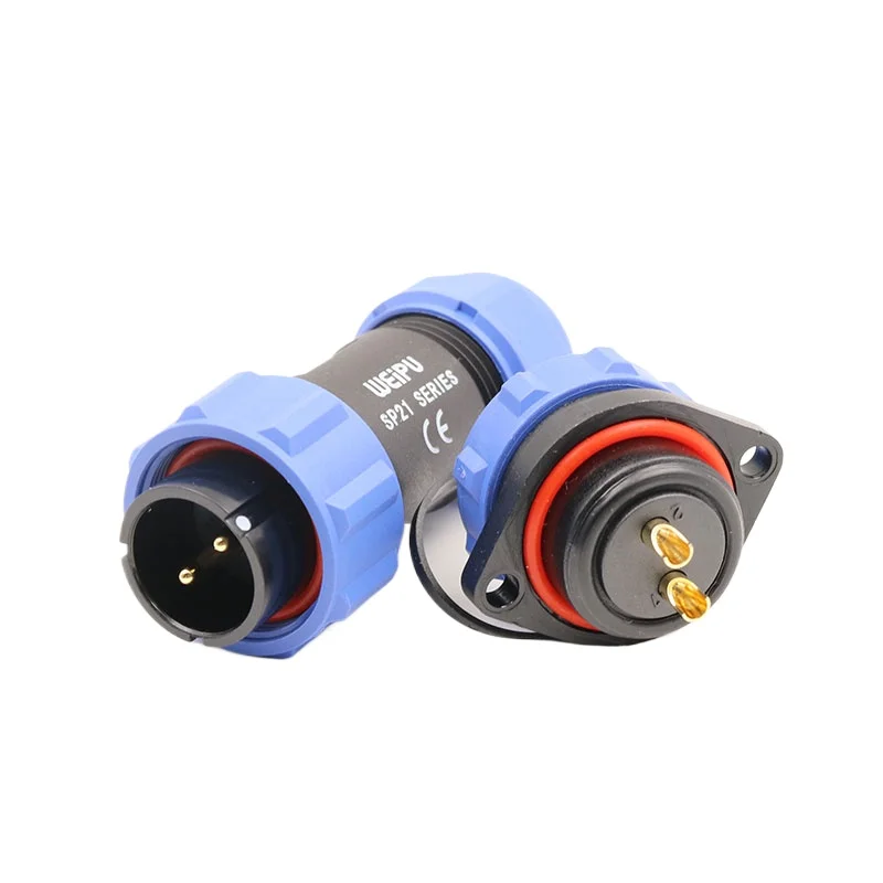 WEIPU SP21 2Pin 3Pin 4 5 6 7 8 9Pin 12 15Pin Male Plug Female Flag Socket Waterproof Connector Outdoor Adapter SP2110/P SP2113/P