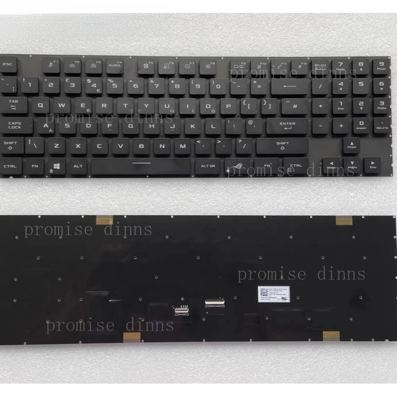 

Клавиатура с подсветкой (US) для Asus ROG Zephyrus S17 GX703H GX703HM GX703HR GX703HS