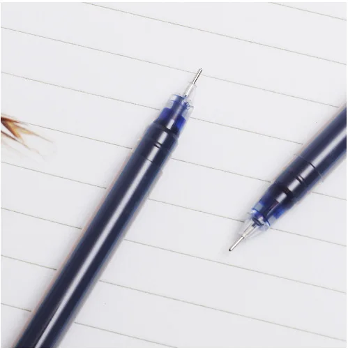 24 Pcs Wholesale Large-capacity Gel Pen Can Write 0.5mm All-needle Simple Black Pen Carbon Pen Disposable Pen