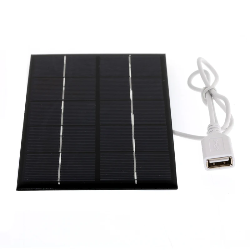 Portable USB Solar Panel 10W 20W 5V DIY Solar Cell Outdoor Hike Battery Charger For Camping Mobile Phone Charging Accessories