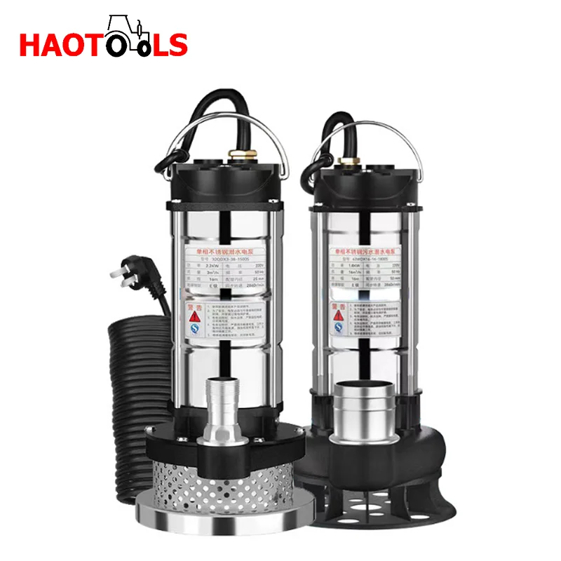 220V Stainless Steel Submersible Pump