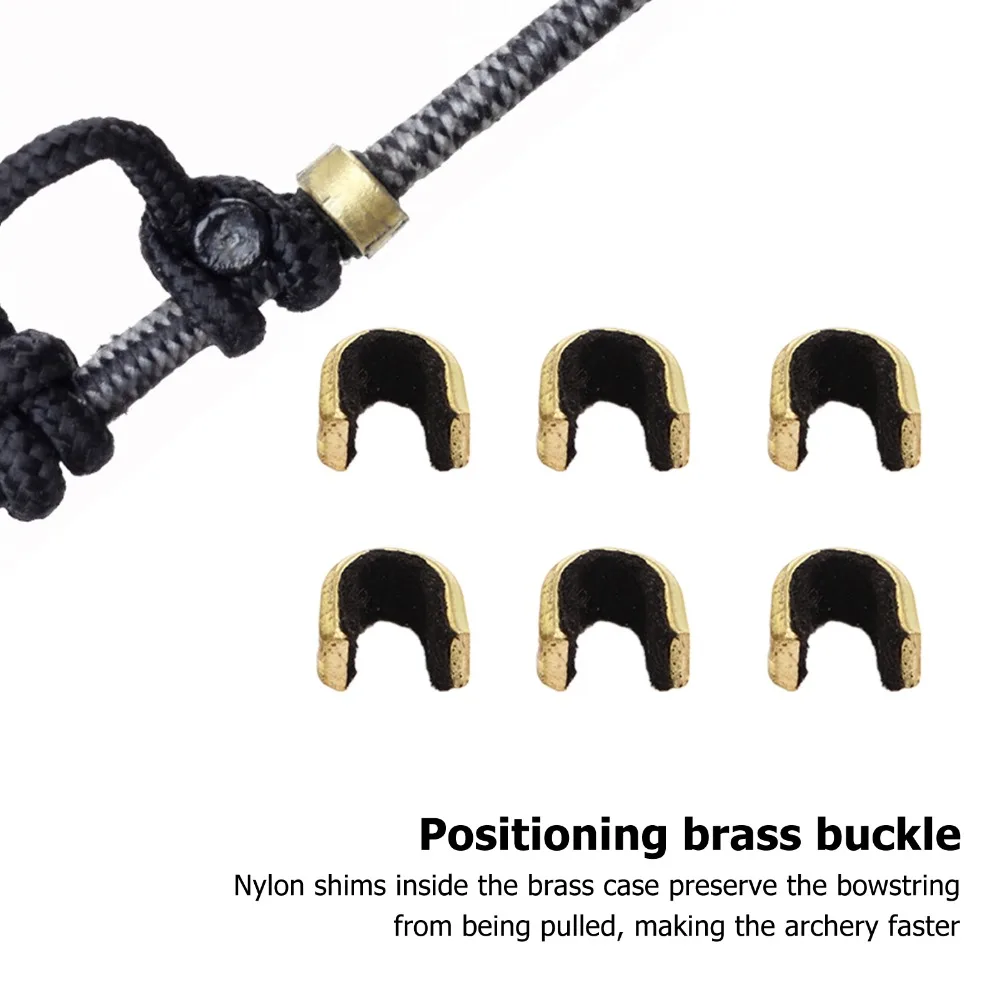 Durable T Ruler Bow String Nocking Points Pliers Set Black Nocking Buckle Pliers Kit Compound Bow Kit Bowstring Installation
