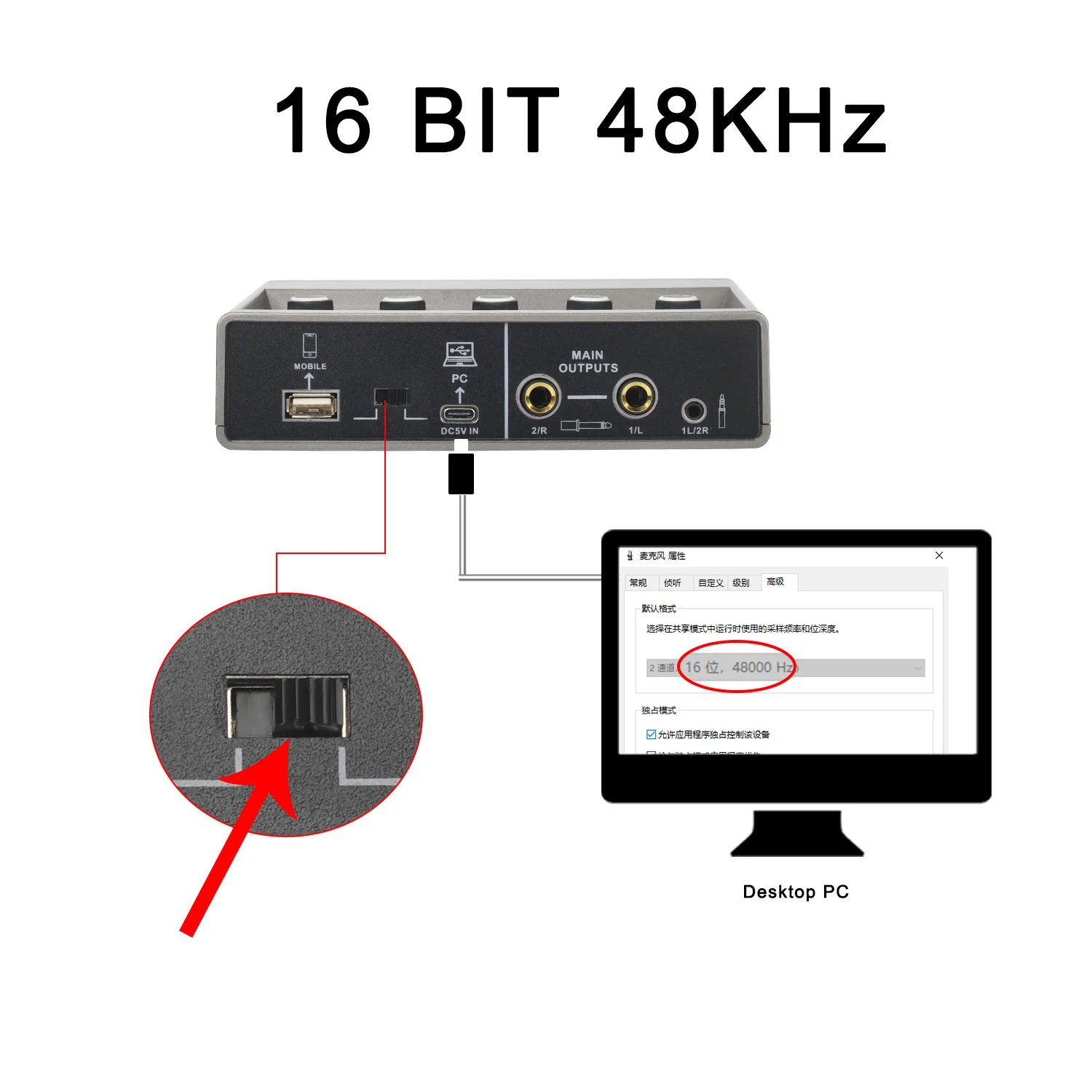 TEYUN Interfejs audio 48KHz Nagrywanie telefonu PC Hi-z Guitar Echo 48V 2-kanałowa zewnętrzna studyjna karta dźwiękowa do gier Podcast Q-16