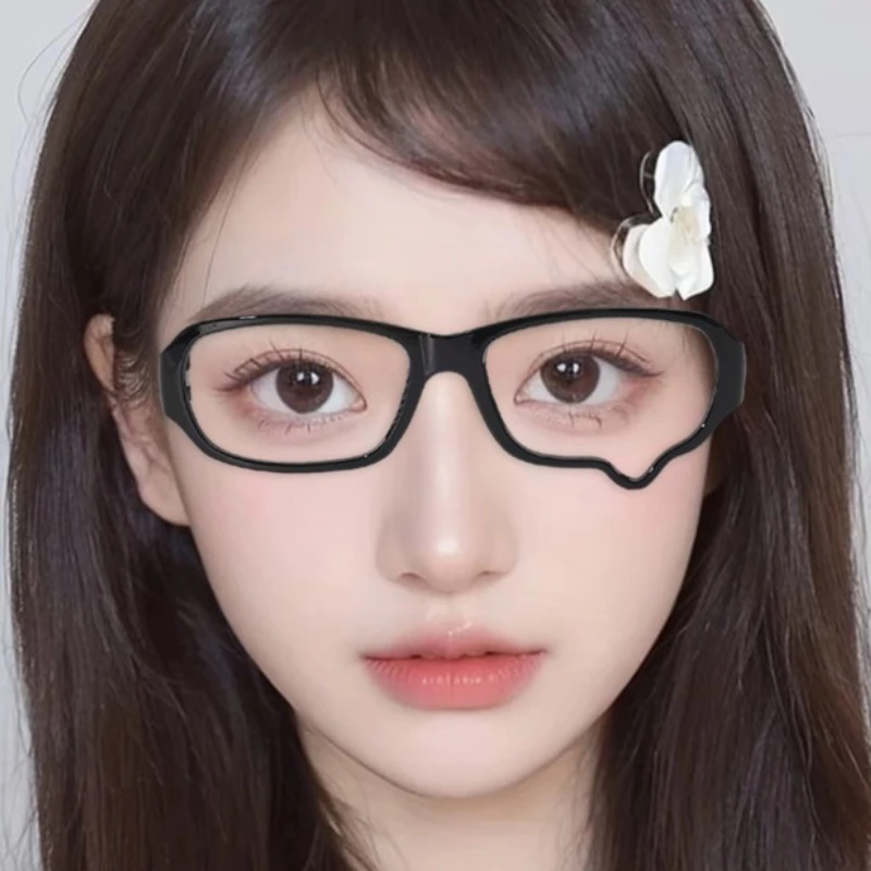 

Versatile Cute Style Plastic Frame Glasses Subculture Eyeglasses Unisex Frames Eyewear Suitable for Various Face Shapes Glasses