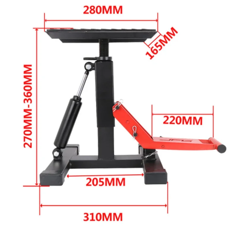 Motorcycle lifting frame repair bench maintenance hydraulic parking bench support lifting bench maintenance machine