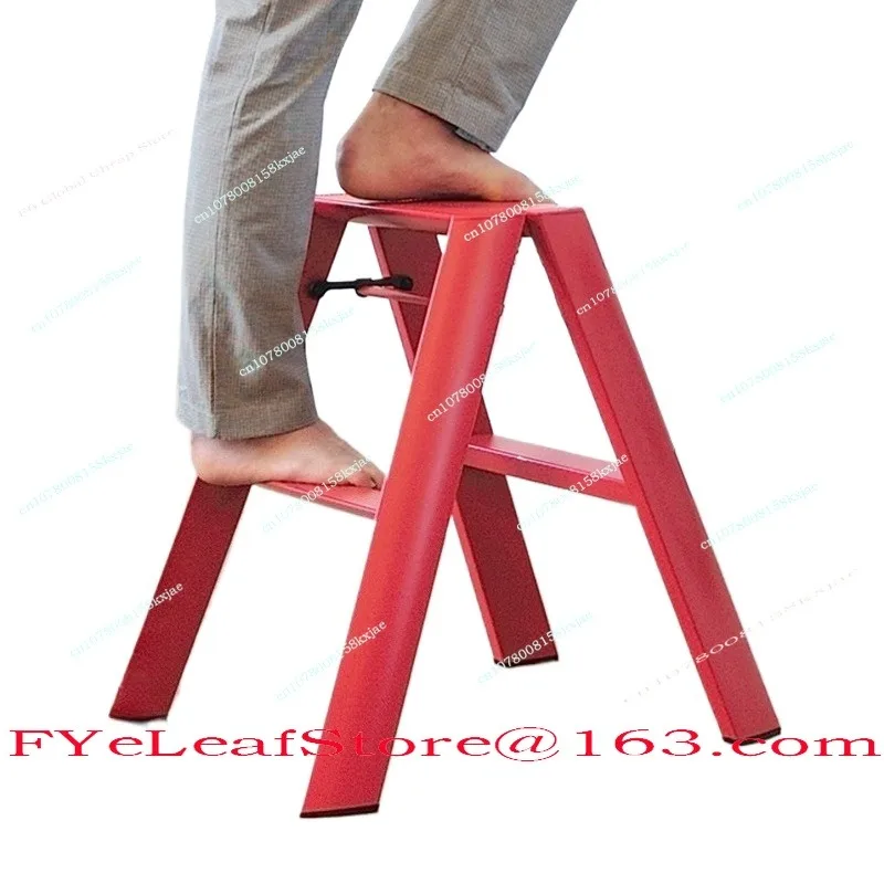 

Household Three-step Aluminum Alloy Thickened Multi-functional Folding Ladder