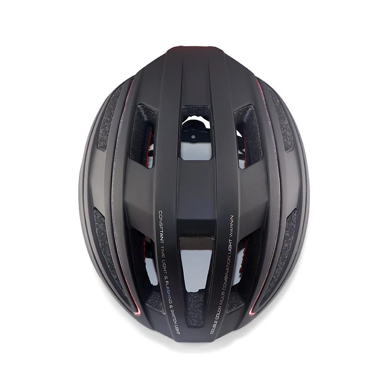 Casco de Bicicleta con luces LED para hombre y mujer, gorra de seguridad para ciclismo profesional, deportes al aire libre