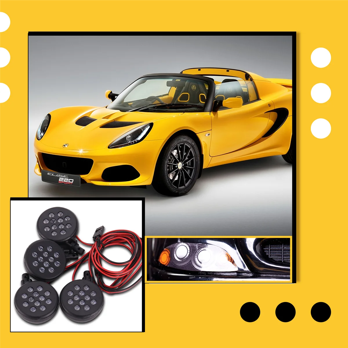 

Комплект приемника светодиодных фонарей DLXY, пластиковый корпус, фары Lotus для 1/5 HPI BAJA Rovan King Motor 5B, аксессуары для радиоуправляемых автомобилей