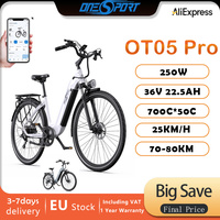 OneSport OT05 Pro 250W 700C*50C Electric Trekking Bike 655Wh E-bike with Torque Sensor City E-bike Support APP