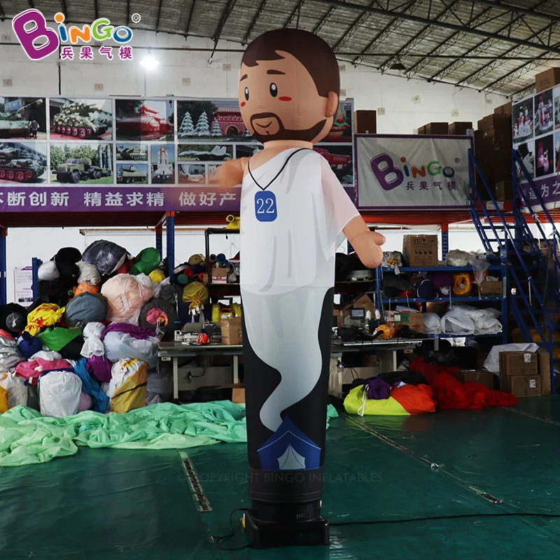 Modelo de caráter inflável genuíno balão, acenando-mão homem, brinquedos masculinos, venda quente, pessoa, 2024