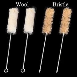 S/M/L 108/205/270mm Length 20/28/35mm Diameter Laboratory Chemistry Tube Bottle Beaker Soft Wool Bristle Wash Cleaning Brush