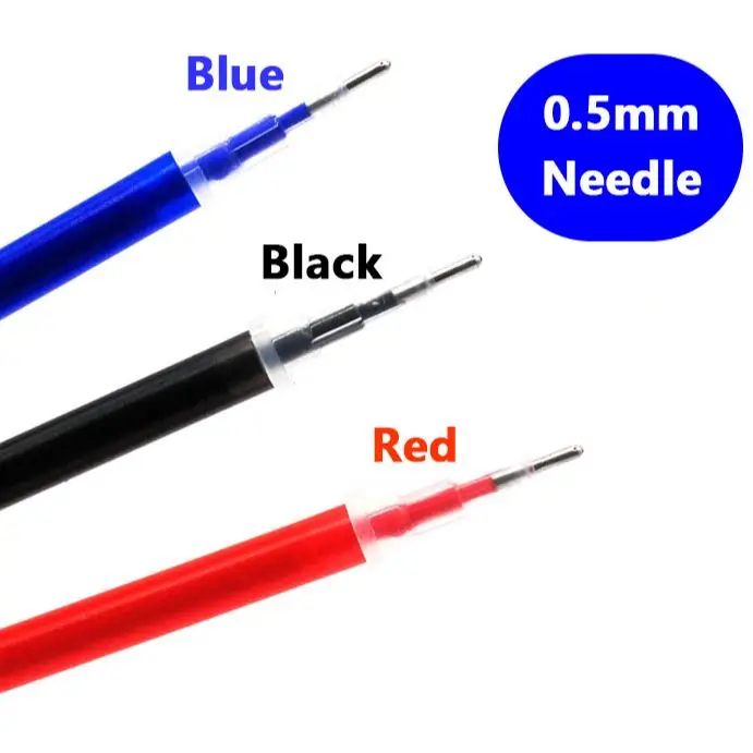 20+2 Pcs/Set Kawaii Erasable Gel Pens writing smooth 0.5mm fastdry Blue/Black/Red Gel Ink Stationery School&Office supplies