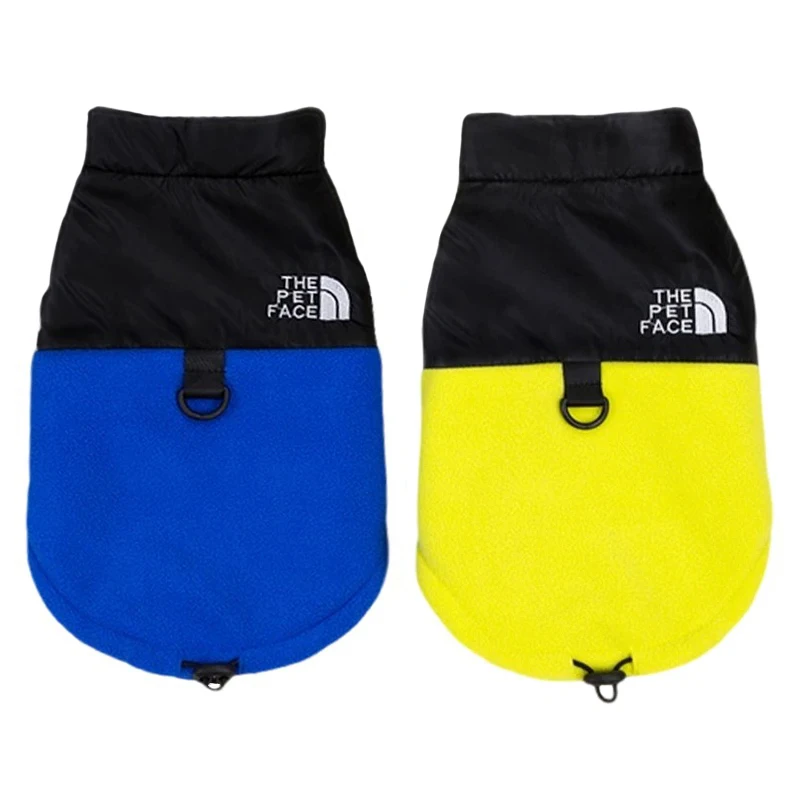 

Зимнее пальто для собак, теплая флисовая одежда для холодной погоды для маленьких собак, стеганая куртка с короткими рукавами для собак, одежда для щенков пуделя, бигль, щенков