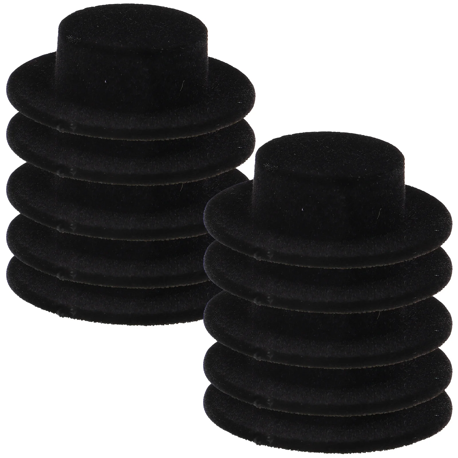 

20Pcs Kawaii Mini Top Hats Fine Craftsmanship Tiny Hats for DIY Decoration Party Favors Miniature Hat Embryo Craft Accessories