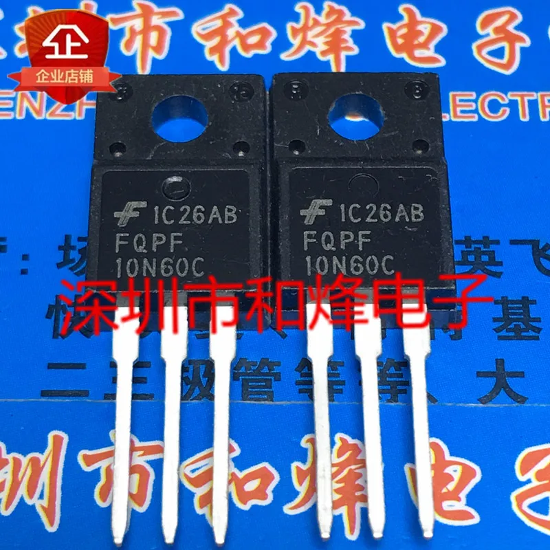 

Original 5pcs/ FQPF10N60C TO-220F 9.5A 600V