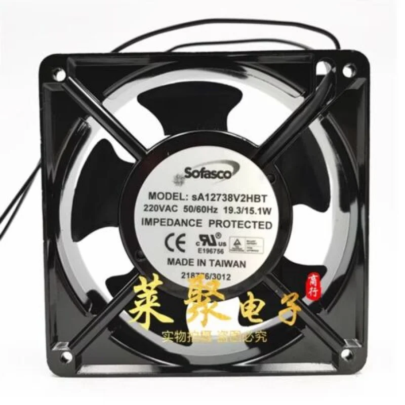 C for    Sofasco sA12738V2HBT 220VAC 50/60HZ 19.3/15.1W 12CM Cooling Fan