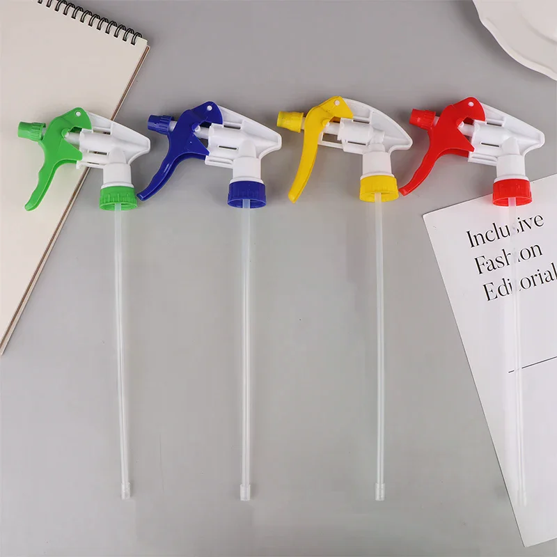 5Pcs Durable Spray Bottle Trigger Nozzle Set for Hair Styling Garden Plant Watering - Compatible with Beverage Coke Bottles