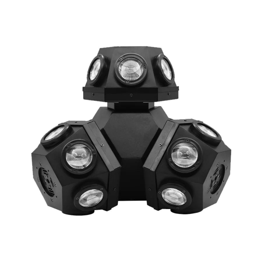 Imagem -03 - Rgbw Led Moving Head Light Cabeças Feixe com Laser Rgb Palco Iluminação Projetor Dmx dj Disco Bar Luzes do Partido 4in 18x10w