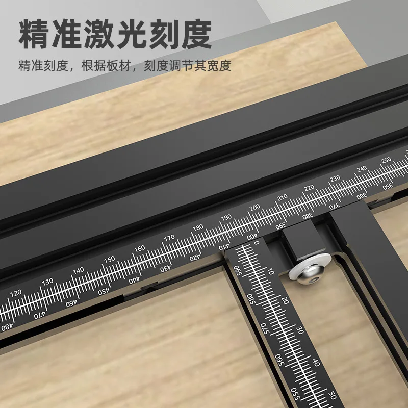 Bakelite milling flip-chip, multi-track bracket, push handle, fixed auxiliary sliding table DIY