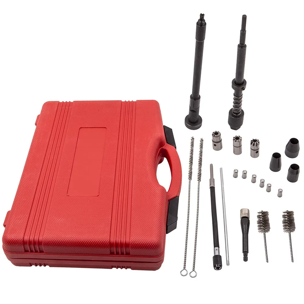 

21pcs Cleaning Set For Injector And Glow Plug Seats/ Injector Seats Brush Cleaning Kit