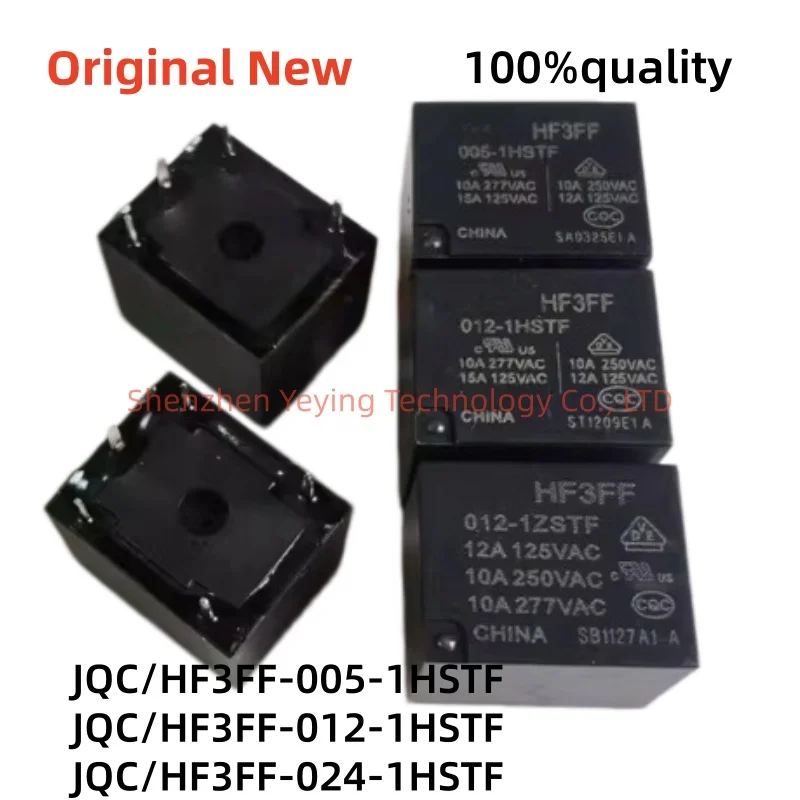 10Pcs/Lot 100% New Jqc Hf3Ff-005-1Hstf Hf3Ff-012-1Hstf Hf3Ff-024-1Hstf Keep Them Open in Groups of Four