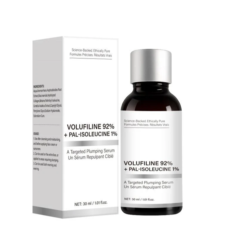 Sérum Facial Volufilin com Niacinamida e Ácido Hialurônico, Hidratante Profundo, Suavizante para Pele Seca, Iluminador e Firmador