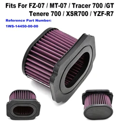 High Flow Air Cleaner Element Intake Air Filter For Yamaha FZ07 MT07 FZ-07 MT-07 Tracer 700 /GT XSR700 Tenere 700 /Rally YZF-R7