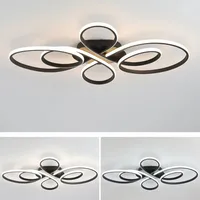 Low Floor Living Room Ceiling Lights Remote Control Modern LED Surface Mounted Light Fixture Dining Room led Ceiling Lamps Dimme 4