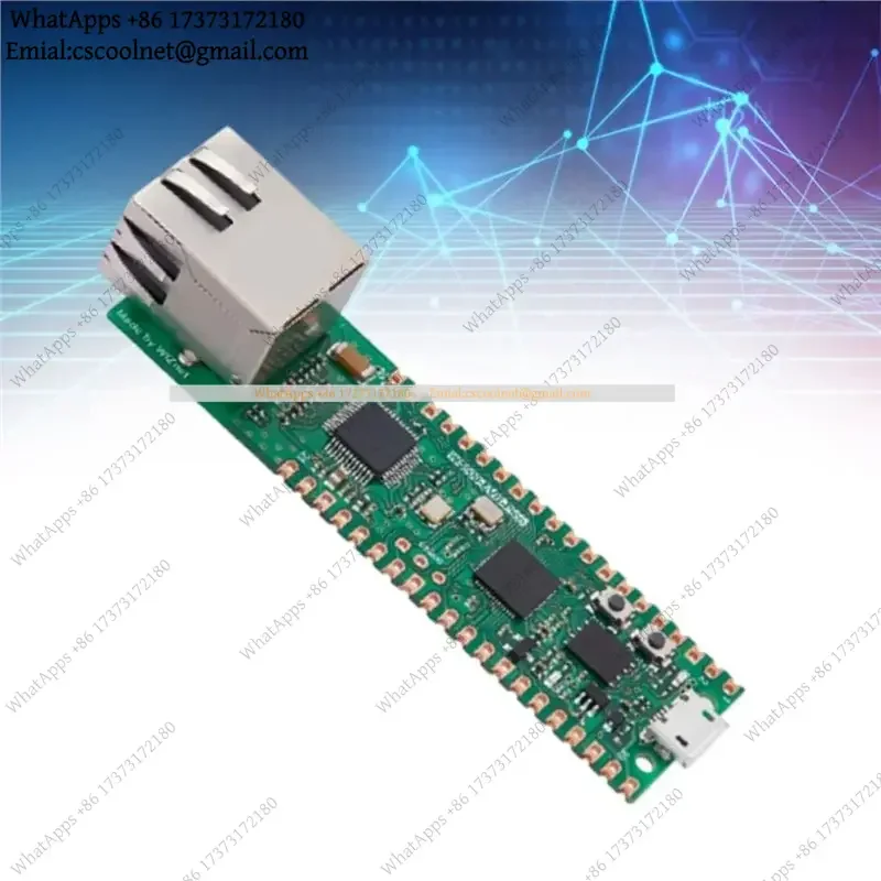 TCP/IP Ethernet Development Board W5500-EVB-Pico2 Microcontroller, Hardware Evaluation Module for IoT & Embedded Networking