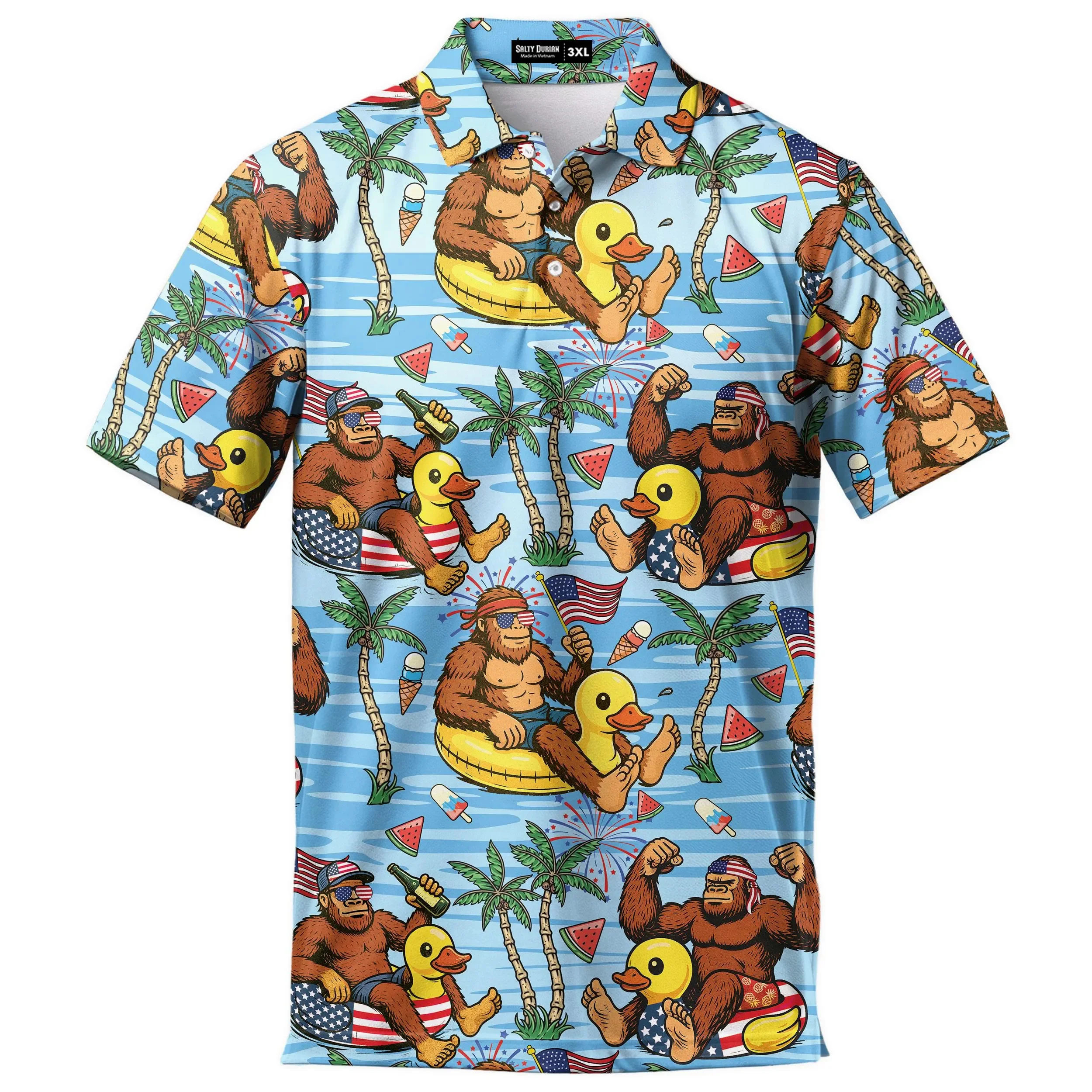 80s Rubber Duck Polo Shirts For Men Casual Duckies Bowling Shape Shirt Women Polo Shirts Short Sleeve Button Up Shirt Unisex Tee